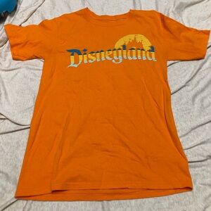 Vibrant Orange Disneyland Shirt